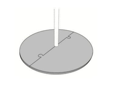 poids supplémentaire pour socle rond pour parasol Bloom