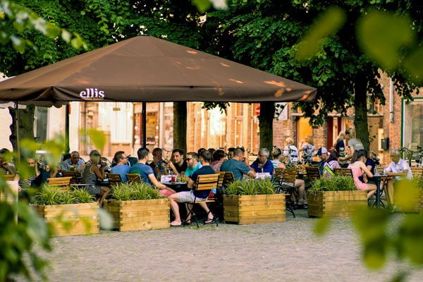 Yield parasols - well performing terrace