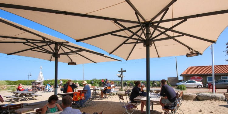 Robusto, sombrilla rectangular